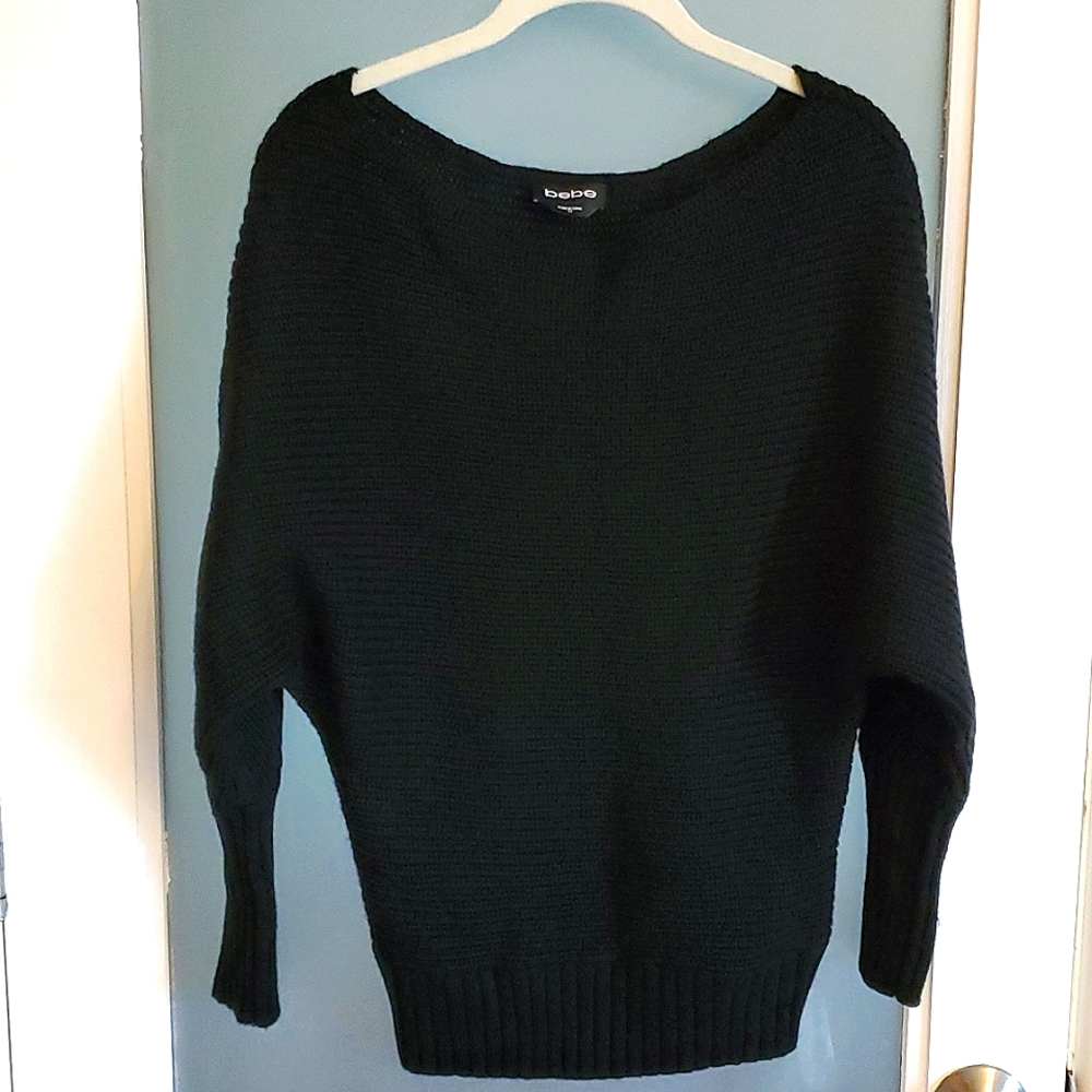 Bebe XS Black Sweater